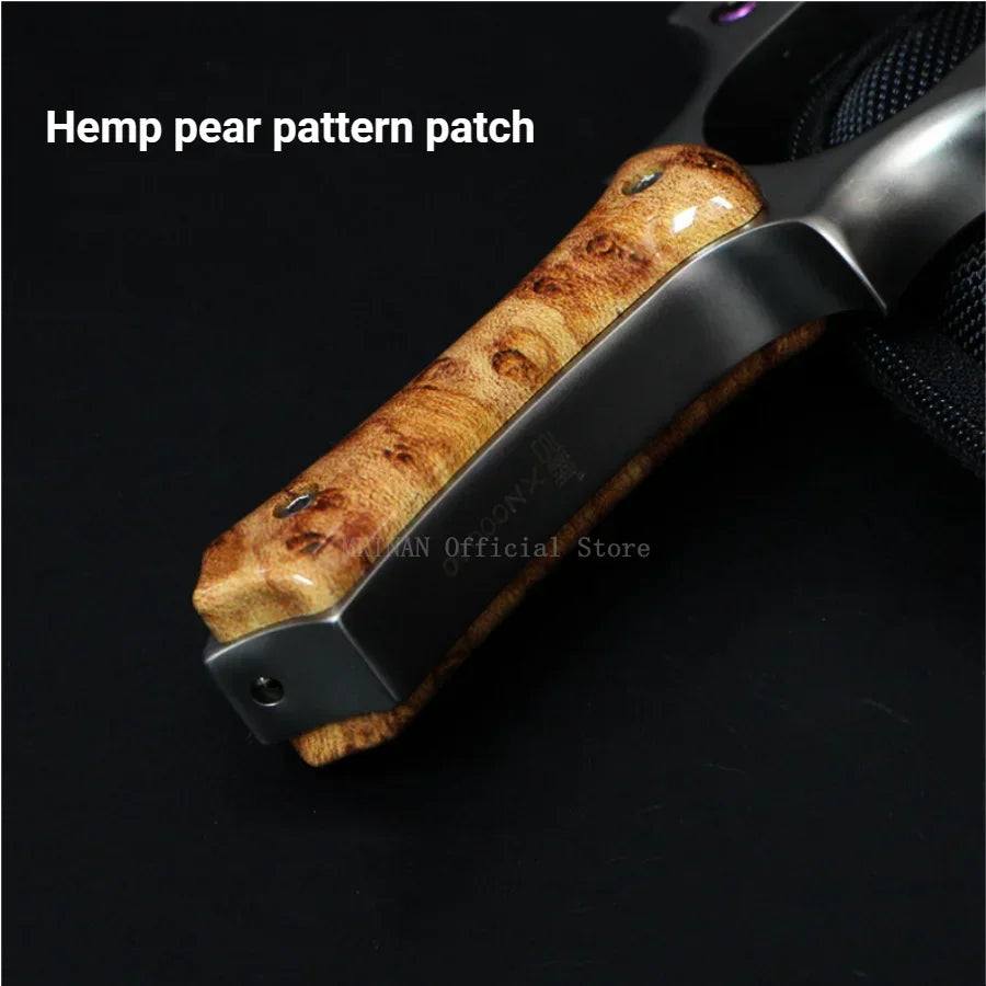 Stainless Steel Slingshot with Flat Rubber Band Hunting Catapult Accessories Outdoor Sports High Quality