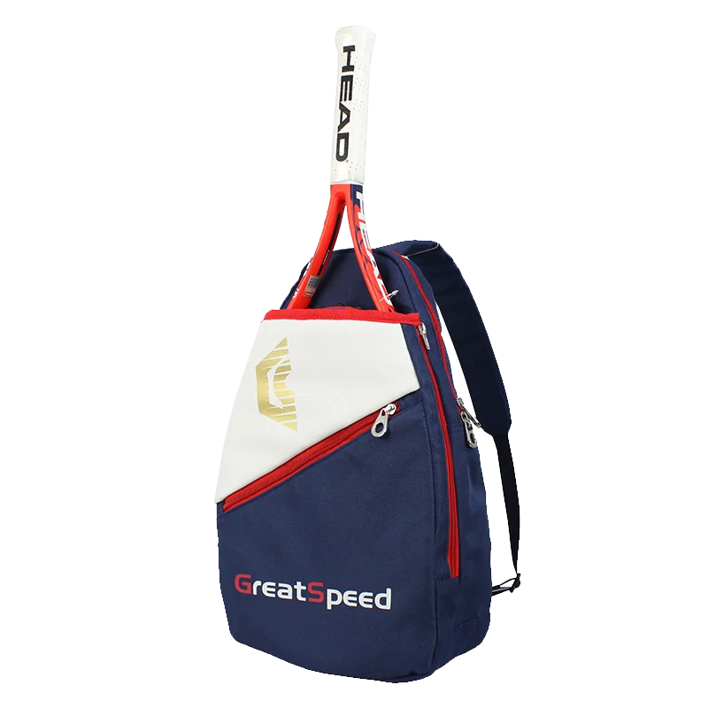 New GREATSPEED Youth tennis backpack, independent racket compartment, sports training bag, item storage