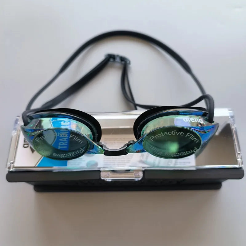 ARENA HD Waterproof Anti-fogging Professional Competition Goggles Men and Women Universal High Seal Training Swimming Goggles