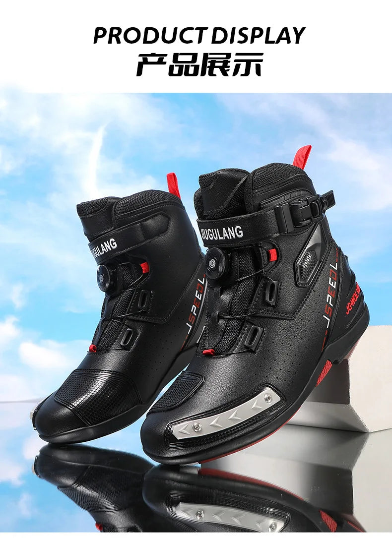 New locomotive shoes summer breathable non-slip wear-resistant riding boots outdoor riding Boots For Motorcycle 47