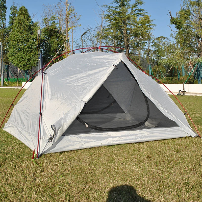 Ultralight Aluminum Poles Camping Tent for 2 Person, 4 Season, PU4000 Waterproof 210T Fabric, Easy to Set Up, Hiking Tents