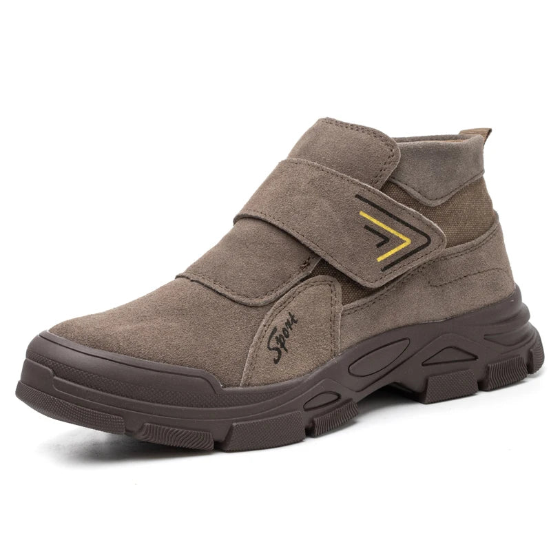 Anti Scald Welding Work Shoes Anti-smash Anti-puncture Safety Shoes Men Protective Boots Wear Resistant Male Industrial Shoes