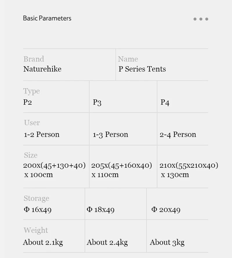 Naturehike Ultralight Tent 3-4 Person Waterproof Camping hiking tent Outdoor Double Layer Hiking Fishing Tourist Beach Tents