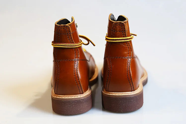 Mens British Wind Retro Boots Motorcycle Short Boots Men's Leather Boot Casual Work Shoes Men Women's Tide Chelsea Boots