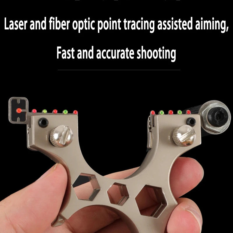 Alloy Slingsshot Multifunctional Slingshot High Precision Sling Catapult Slingsshot for Hunting Kit Adult Toys caza