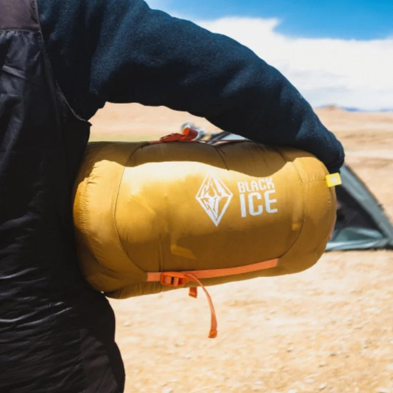 Black Ice Z-series 800FP Outdoor Camping Sleeping Bag Ultralight Coldproof Mummy Goose Down Tent Thickness Sleeping Bag