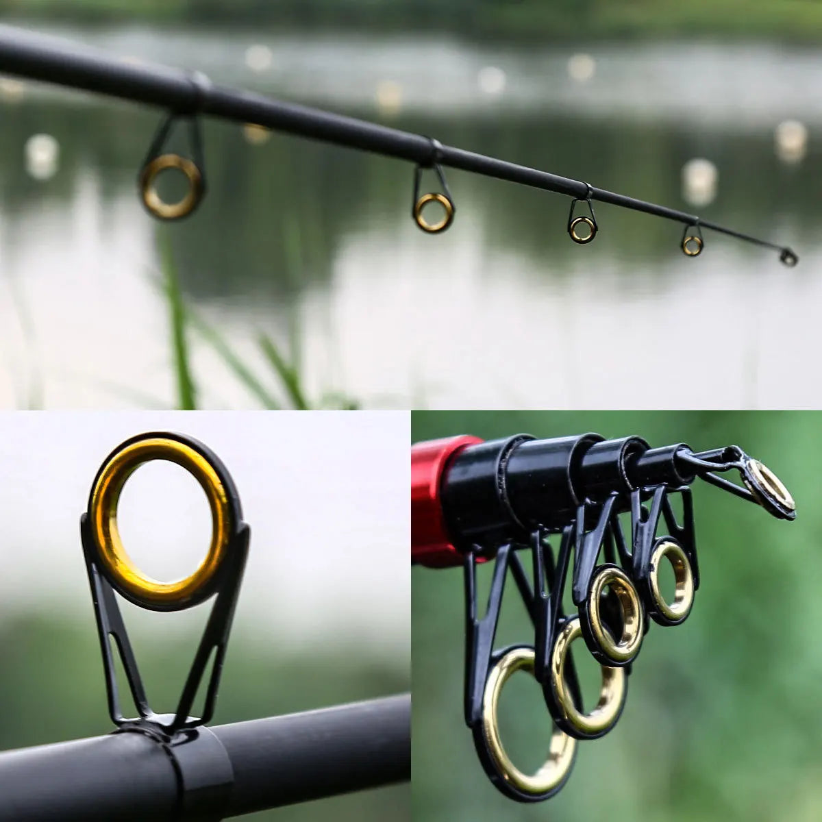 A complete set of ultra-light and ultra-hard carbon lure fishing rod casting gear
