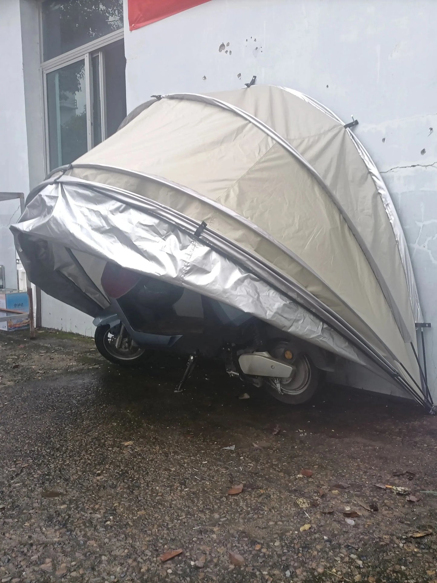 Motorcycle Hanging Garage Tent, Speedway Shelters, Garage Tent, Storage Tent, CZX-507, Portable Outdoor Hanging Garage Tent