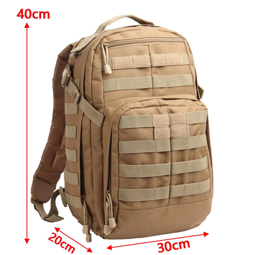 Tactical Climbing Backpack 25L 12 hour Rush 600D Molle Multifunctional Hunting Camping Trekking Airsoft Rucksack Pack Laptop Bag