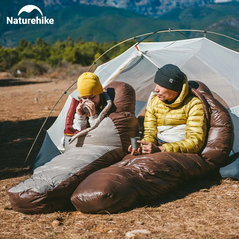 Naturehike Snowbird Mummy Sleeping Bag 650FP Duck Down -20°C Winter Outdoor Camping Warm Ultralight Thickened Adult Sleeping Bag