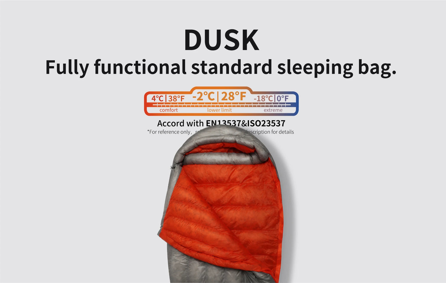 AEGISMAX Wind Hard Dusk Down Sleeping Bag Ultralight  800FP Ultra Dry for Outdoor Camping Hiking Backpacking Equipment Adult