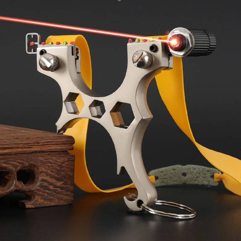 Alloy Slingsshot Multifunctional Slingshot High Precision Sling Catapult Slingsshot for Hunting Kit Adult Toys caza