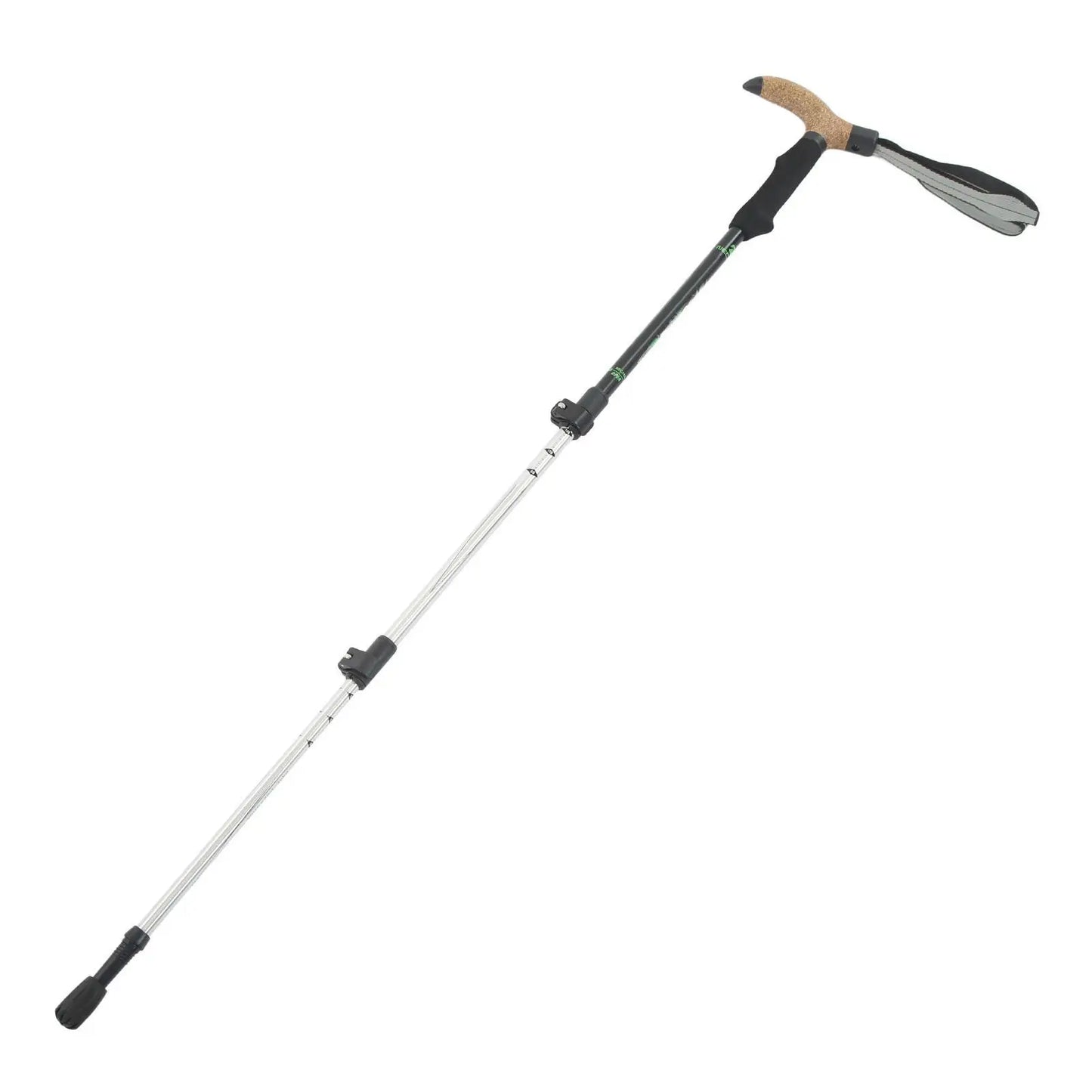 Retractable 3 Section Mountaineering Hiking Stick Lightweight Durable for outdoor Trekking Pole