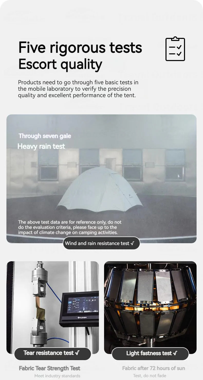 Naturehike Ultralight Backpacking Tent Dome Shelter Tent for 2-3 Person Camping Hiking Trekking Double Layer Lightweight 2.5kg