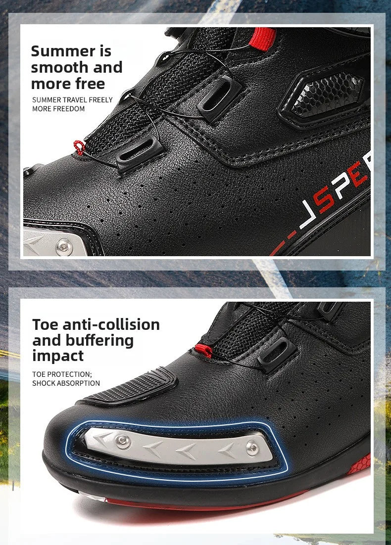 New locomotive shoes summer breathable non-slip wear-resistant riding boots outdoor riding Boots For Motorcycle 47