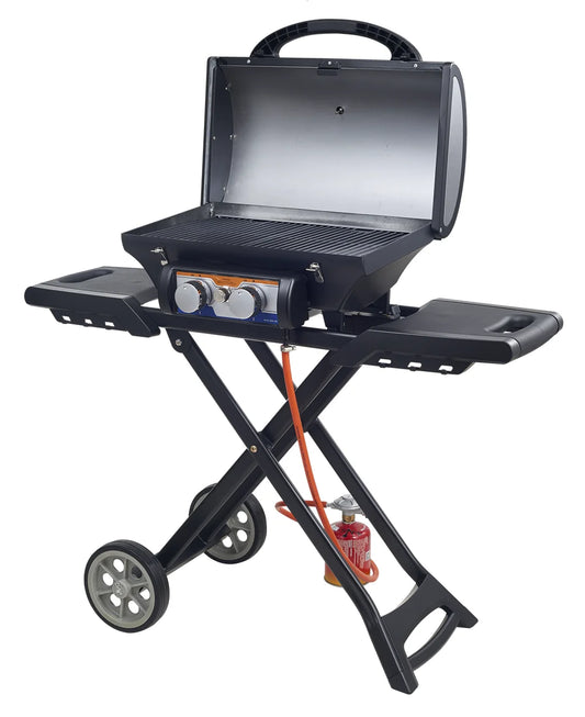 Outdoor gas grill,two burners and portable gas grill, perfect appearance