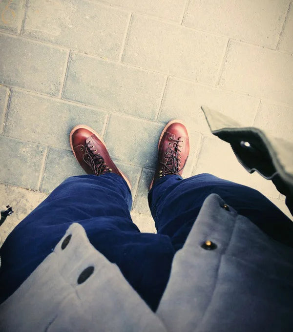 Mens British Wind Retro Boots Motorcycle Short Boots Men's Leather Boot Casual Work Shoes Men Women's Tide Chelsea Boots