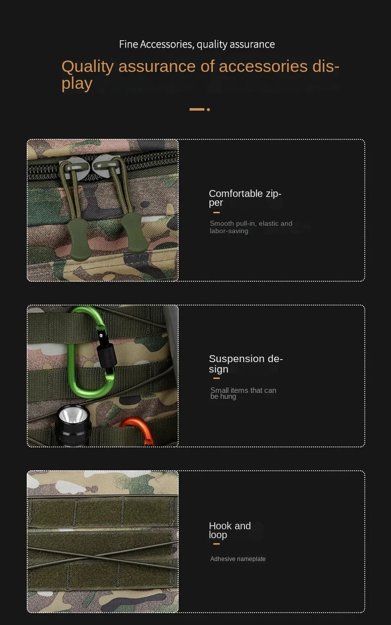 Tactical Camouflage Backpack Molle Hunting Backpacks Waterproof Camping Hiking Hunting Trekking Climbing Outdoor Bags Rucksack