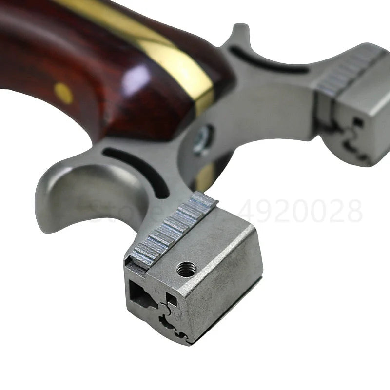 Adult Shooting Slingshot Outdoor Hunting Toy Stainless Steel Slingshot Traditional Rubber Band Hunting Catapult