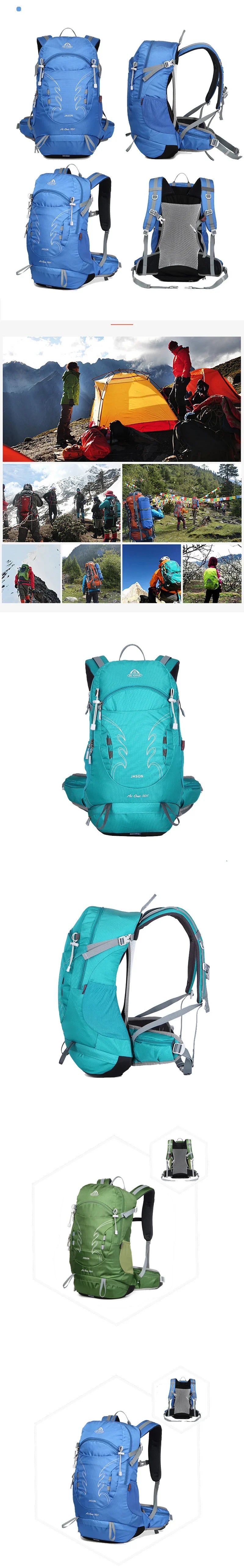 30L Outdoor Backpack for Men Sports Climbing Bag Mochila Camping Mountaineering Bag Travel Trekking Motorcycle Rucksack