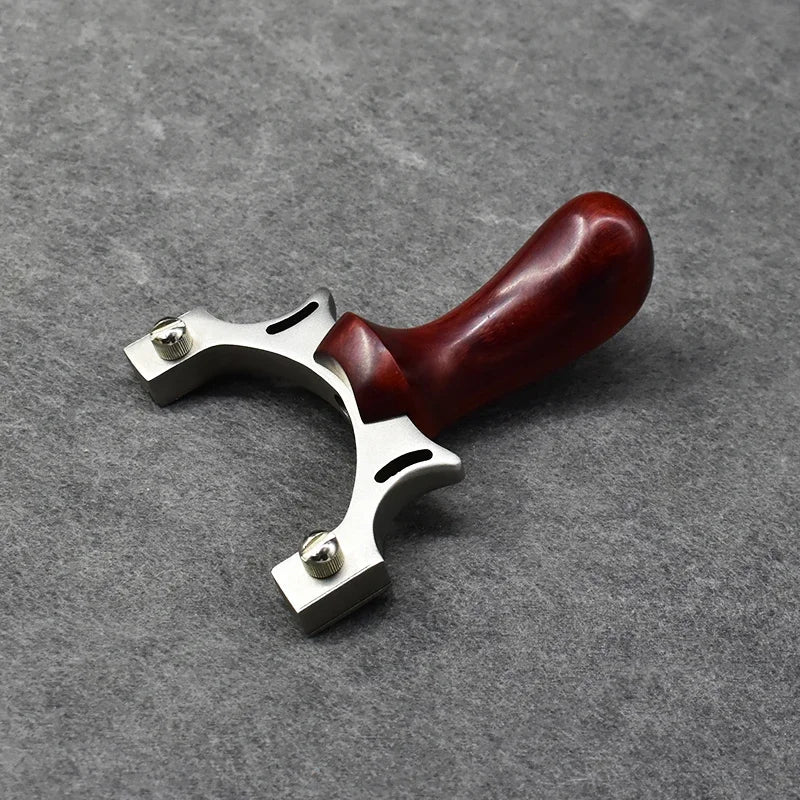 Stainless Steel Solid Wood TTF Professional Slingshot Portable Outdoor Hunting Shooting Tool High Quality Slingshot