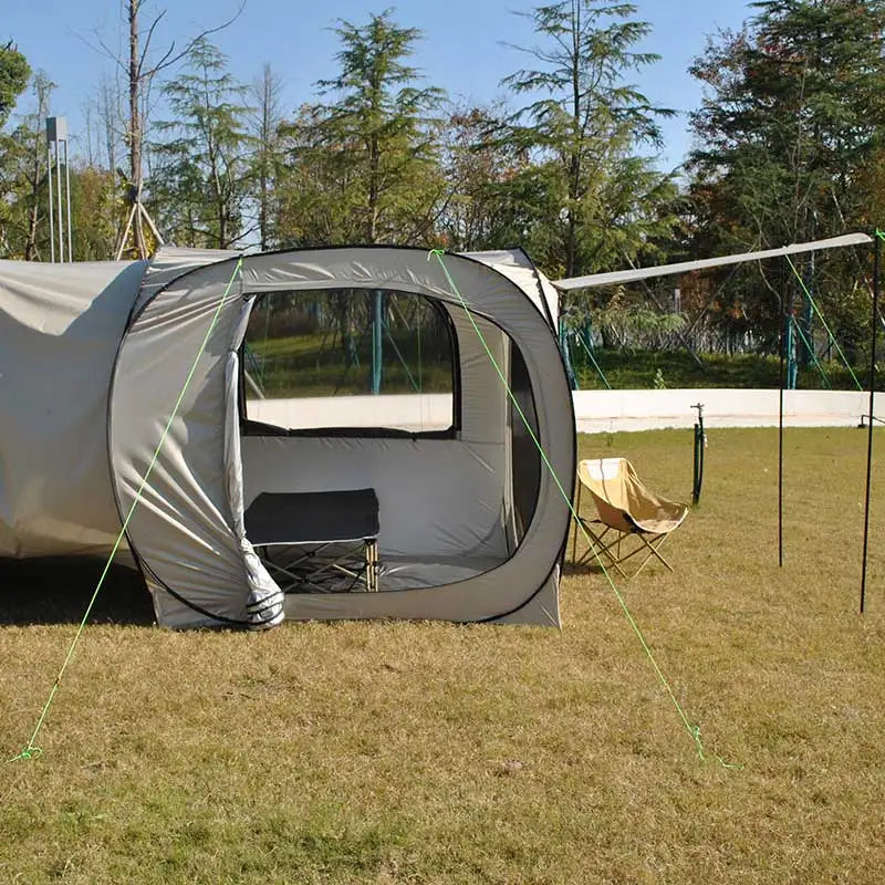 Portable Air Conditioner Camping Tent to Achieve the Freedom of Heat&Cooling, 7 Feet Height, Pop Up Family SUV Camping Tent