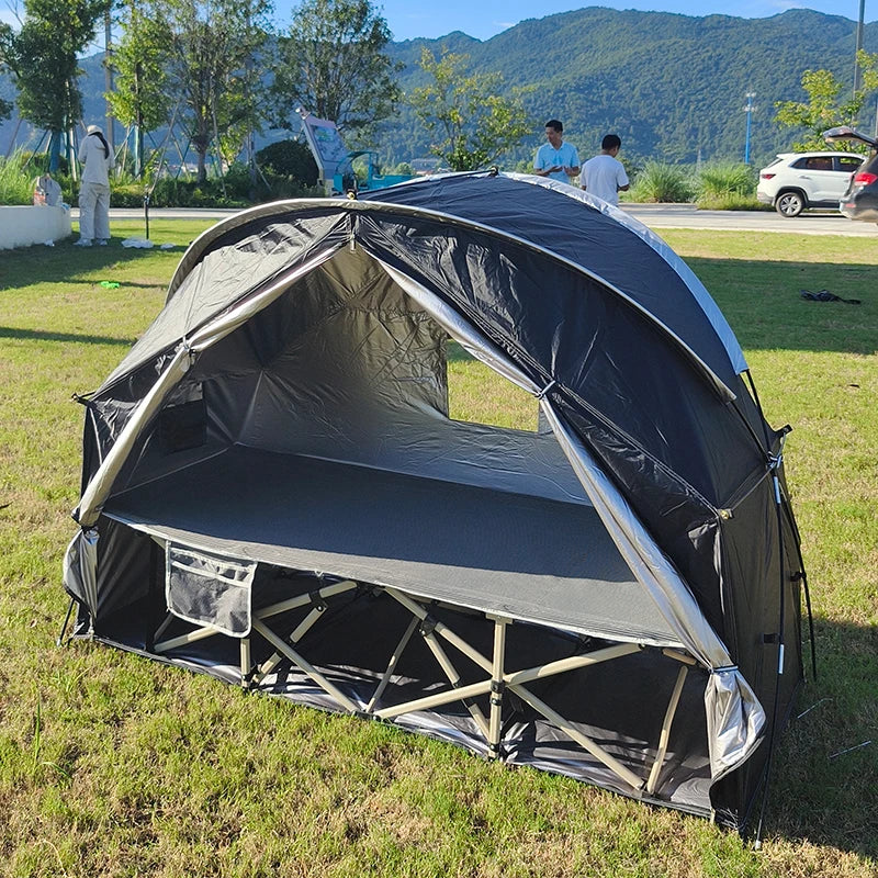 Multifunctional Tent Cot for Adults, Folding Camping Tent for 1 Person, Portable Easy Set-up Tent, COT BED Not Included