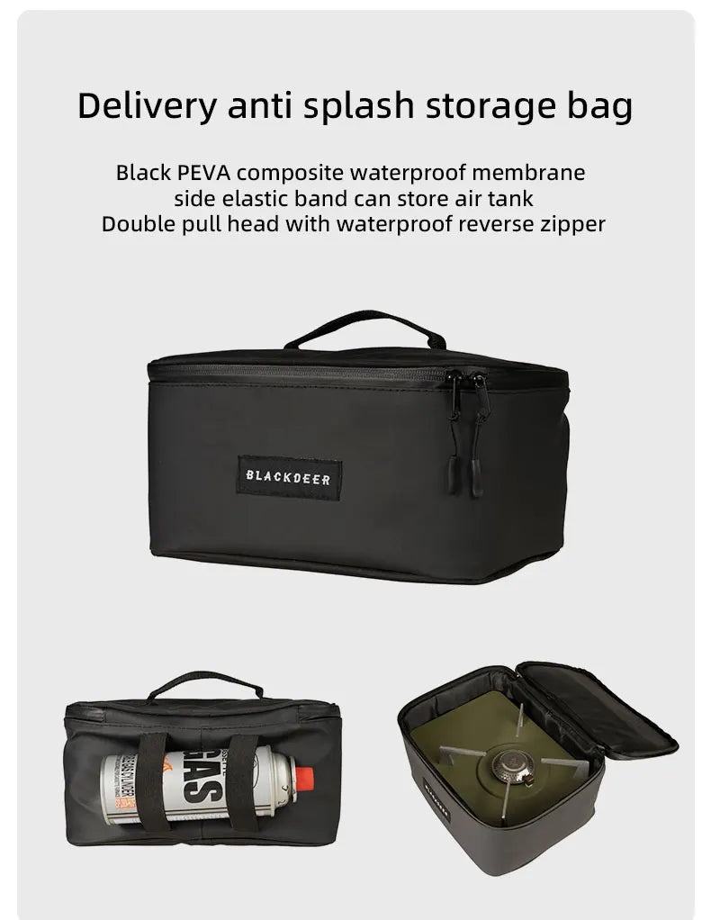 BLACKDEER Outdoor Cassette Barbecue Grill Camping Picnic Gas Heating Stove Oven Furnace Cooktop Roasting Plate Pan BBQ Burner