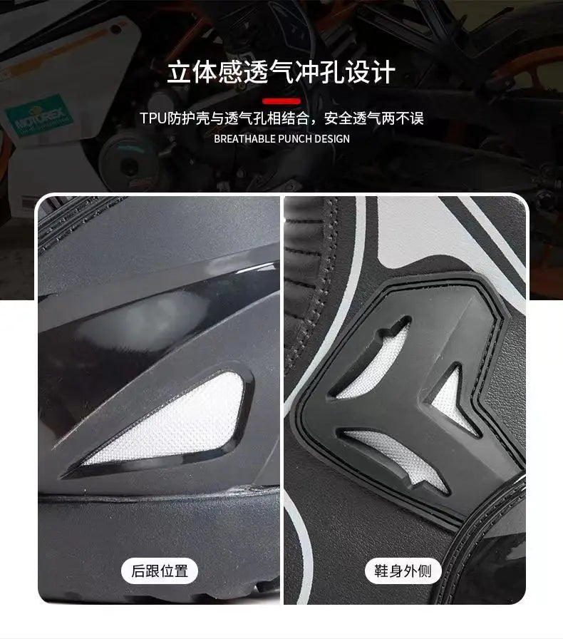 New T3 Motorcycle Boots Motocross Enduro Professional Racing Motocross Off-road Bottas Motorboat Shoes Racing Boots