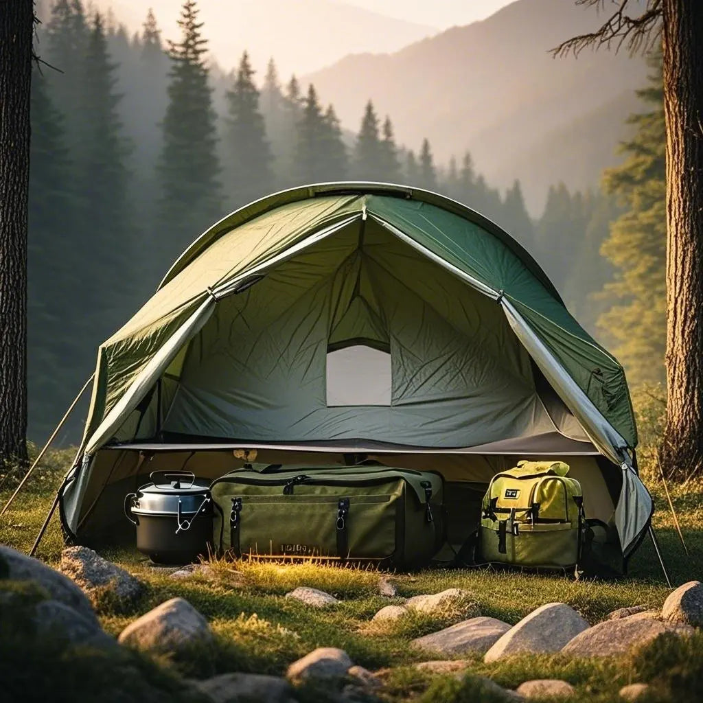 Durable Outdoor Individual Tent for Backpacking,CZX-725 1 Person Tent Not Include Cot,1 Person Tent,Ground Tent,Sleeping Tent