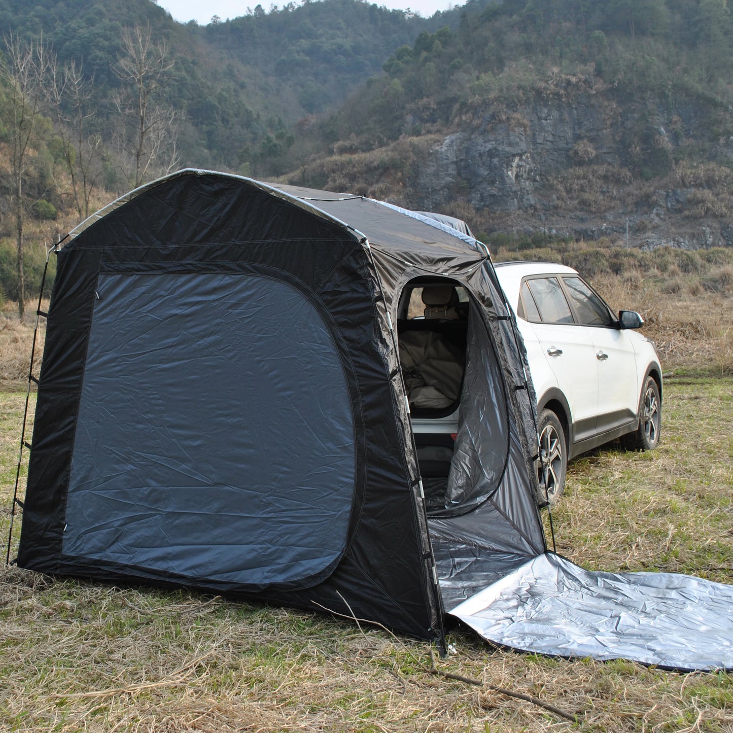 Newest SUV Car Tent, Tailgate Shade Awning Tent for Camping, Vehicle SUV Tent Car tent can be used without car,Car Tailgate Tent