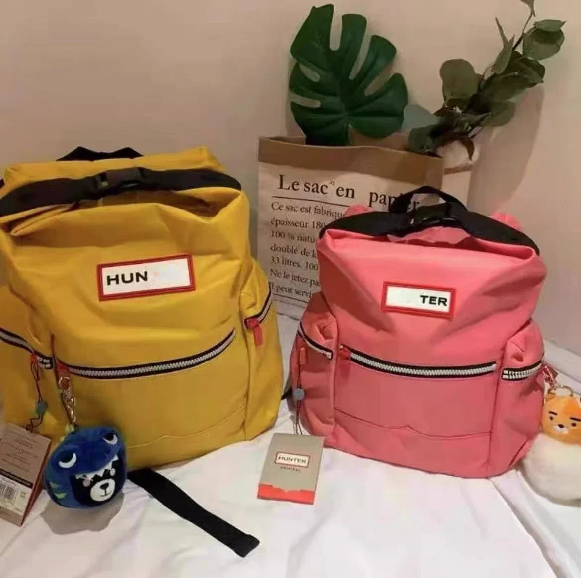 Unisex Outdoor huntsman Backpack with Top Buckle Nylon Waterproof Travel Mountaineering Backpack