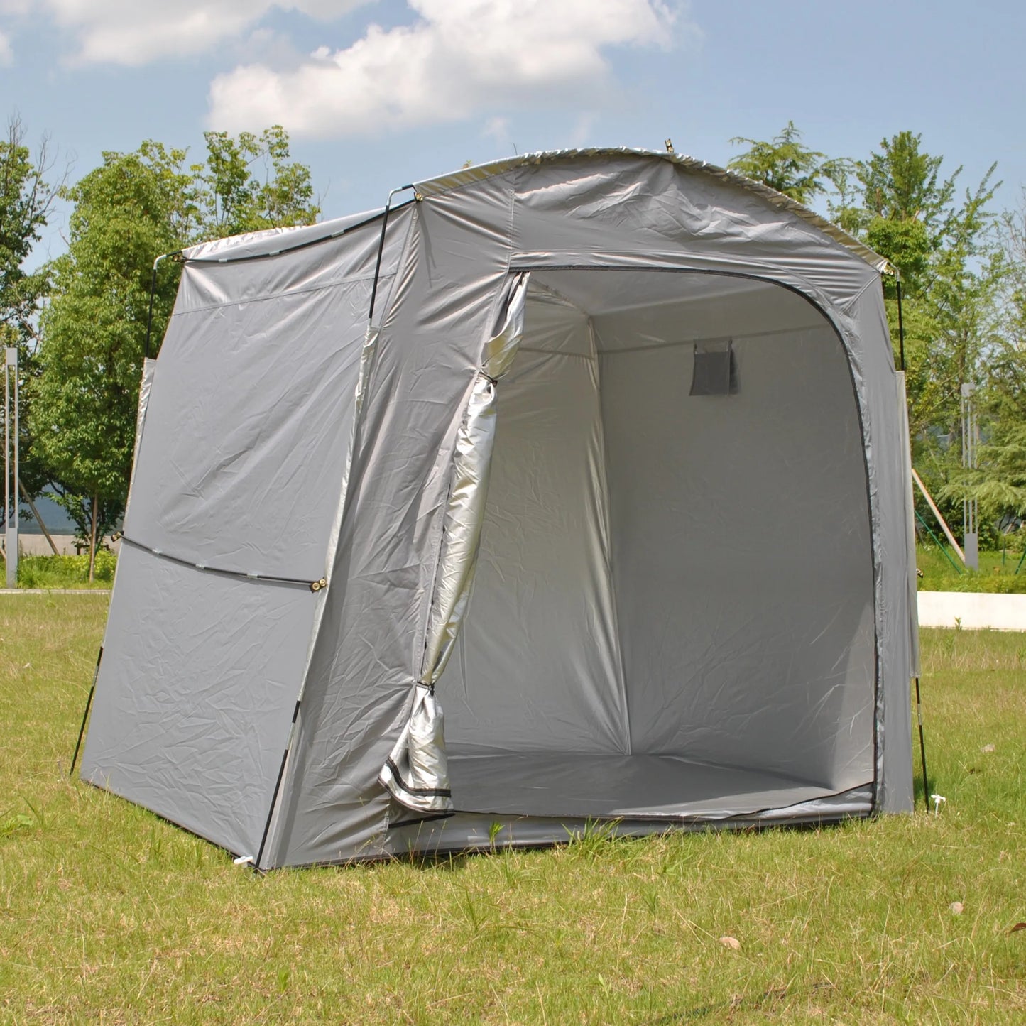 Bike Storage Shed Tent, Oversized Storage Tent for 4 Bikes, Garage/Garden Storage Tent, Waterproof Anti-uv Outdoor Bicycle Cover