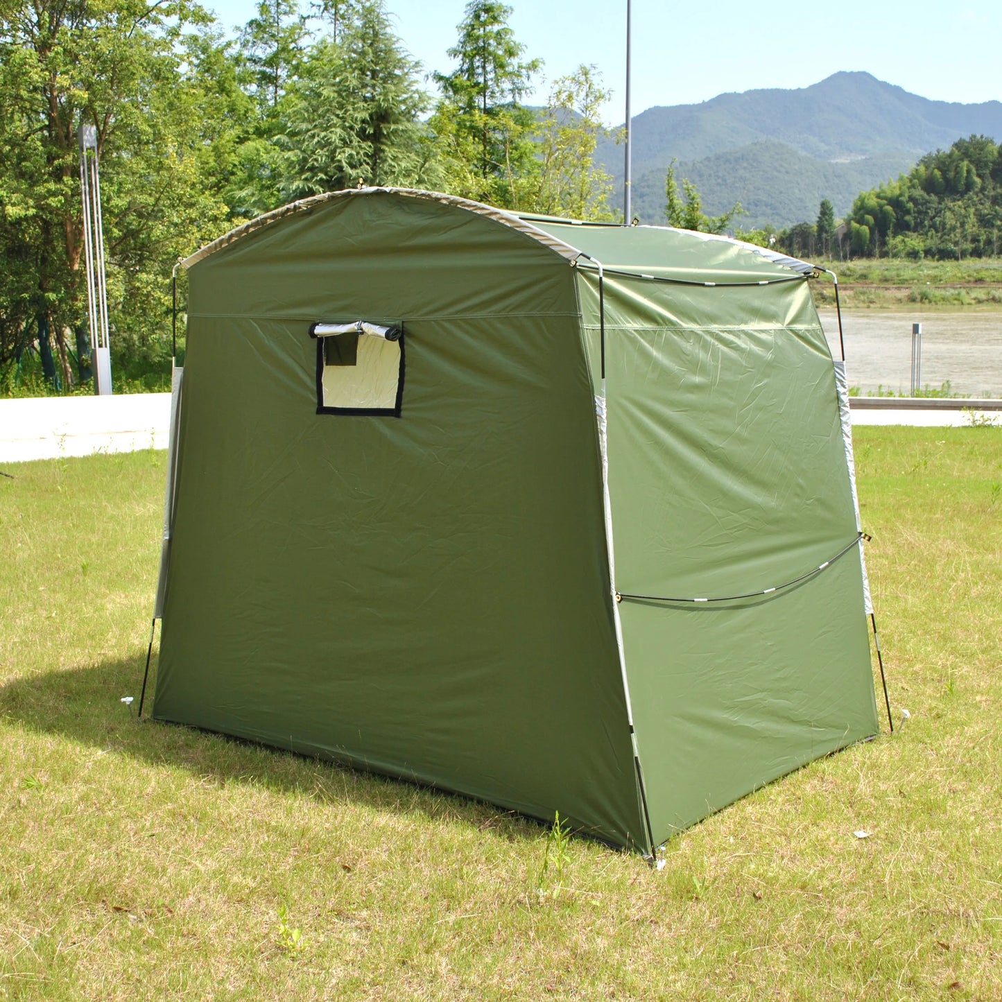 Bike Storage Shed Tent, Oversized Storage Tent for 4 Bikes, Garage/Garden Storage Tent, Waterproof Anti-uv Outdoor Bicycle Cover