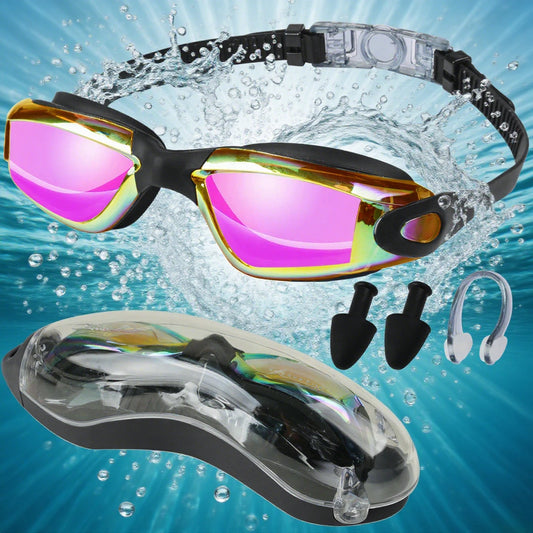Swimming Goggles Anti-Fog Waterproof No Leaking Swim Goggles for Adult Children