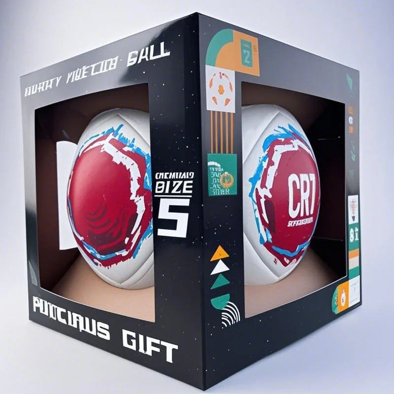 SOCCER BALL CR7 SIZE 5 Signature Football Match Ball Football Gift Football Children's Gift