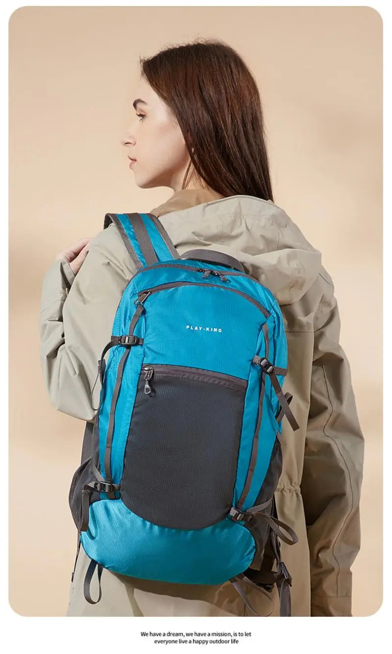 Ultra-light Folding Camping Hiking Backpack Professional Water Repellent Travel Duffle Bags Mountaineering Double Shoulder Bag