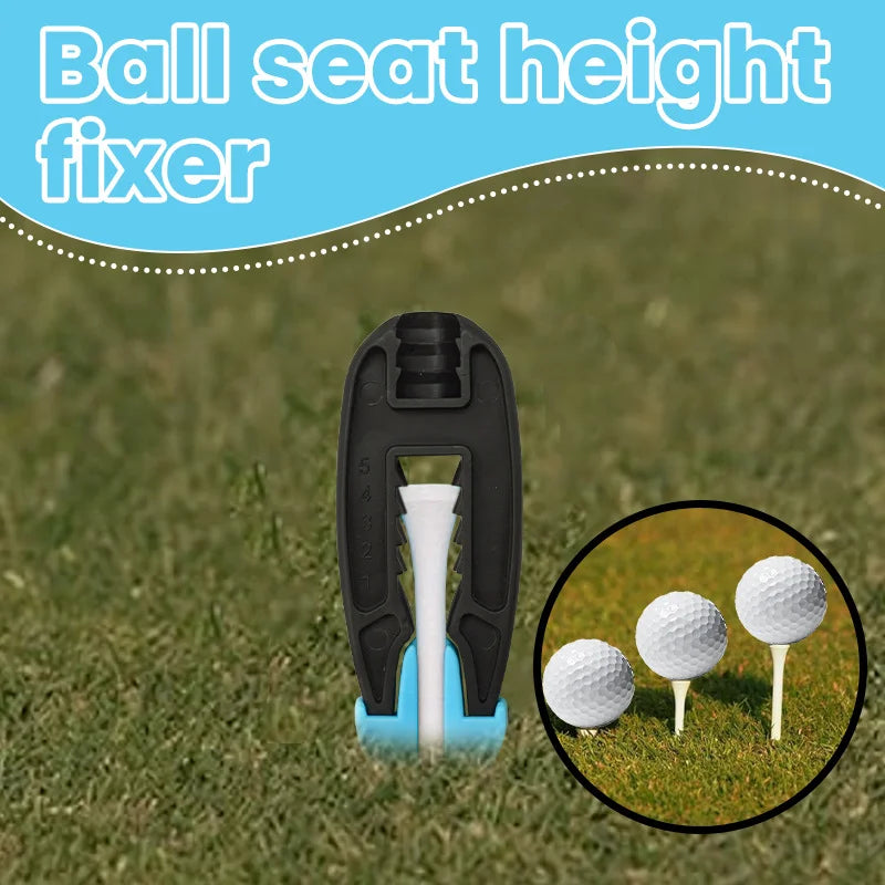 Adjustable Golf Tee Height Tool Precision Tee Height Setter for Consistent Swings Durable Design Easy-to-Use Golf Training Aid