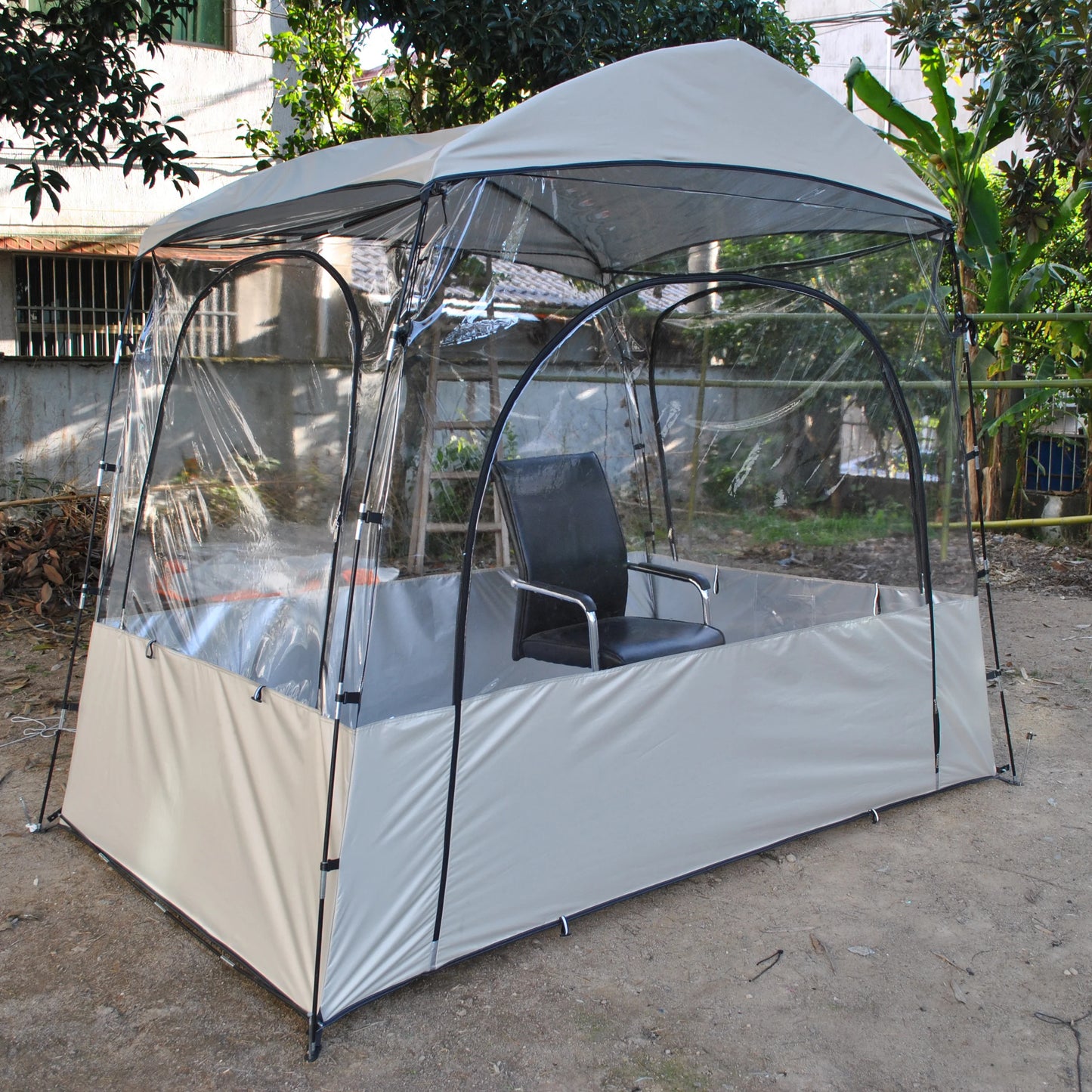 Transparent Tent for Sports, Screen House Room, Greenhouse, Camping, Canopy Gazebo, Large Oversize, Warm Tent, 4-6 Person