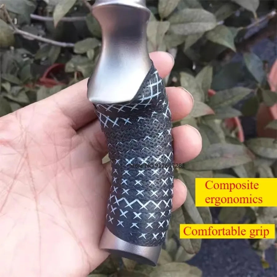 Professional Hunting Slingshot High Quality Stainless Steel Catapult with Flat Rubber Band Outdoor Shooting Game Sling Shot Set