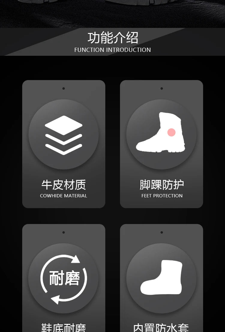 Motorcycle Boots Men Racing Shoes Motorcyclist Boots Off-road Anti-slip Four Seasons Cycling Protective Gear Motocross Boots