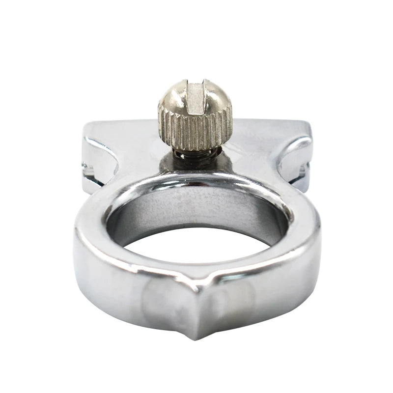 Stainless Steel Ring Pocket Slingshot Ammo Catapult Rapid Fire Slingshot with Rubber Band Finger Hunting Shooting Slingshot