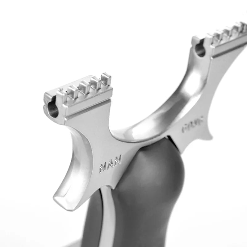 Strong Slingshot Alloy Fast Pressure Catapult Set Precision Outdoor Hunting Accessories Shooting Sports Tools