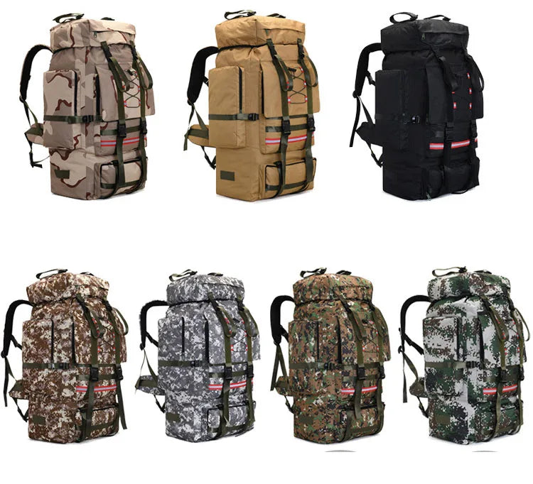 Super Backpack 130L Outdoor Extra Large Travel Bag Tent Camping Rescue Capacity Luggage Backpack for men and women