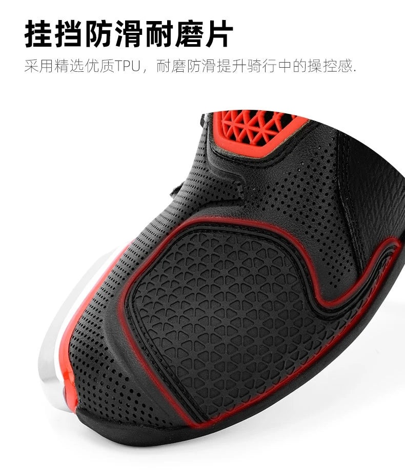 Men's Motorcycle Boots Non-slip Racing Off-road Shoes Professional Protective Moto Boots Sport Touring Protection Riding Gear
