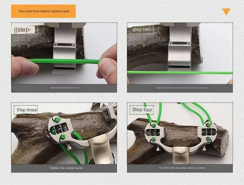 Precision Outdoor Hunting Slingshot Titanium Alloy Adjustable Sight Catapult Round Flat Rubber Band Card Ball Sling Shooting Toy