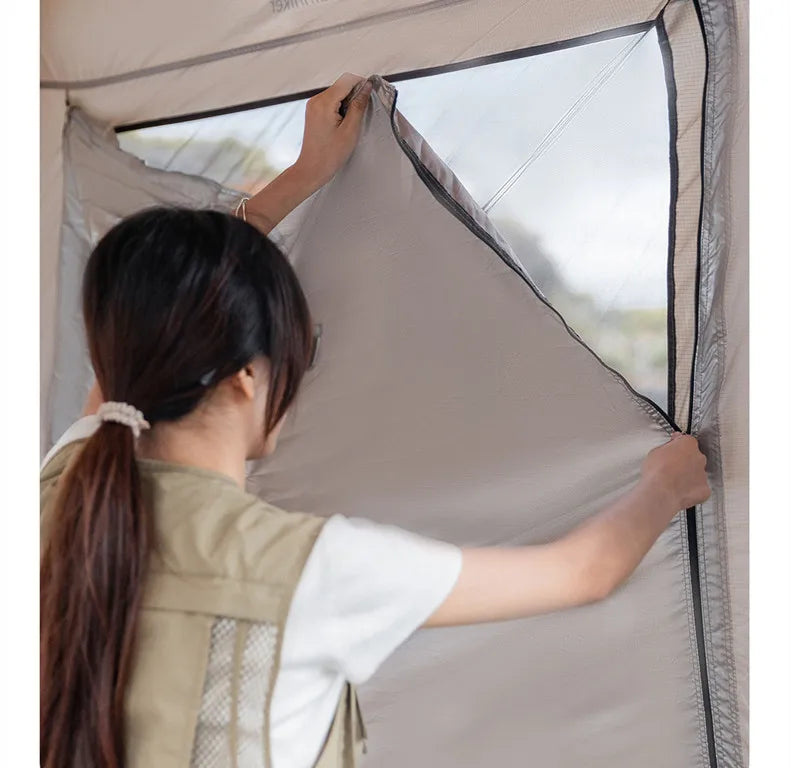 Outdoor Camping Inflatable Tent Mountainhiker Rainproof UV Protection Large Sunshade Canopy Silver-Coated Quick Inflatable Hut