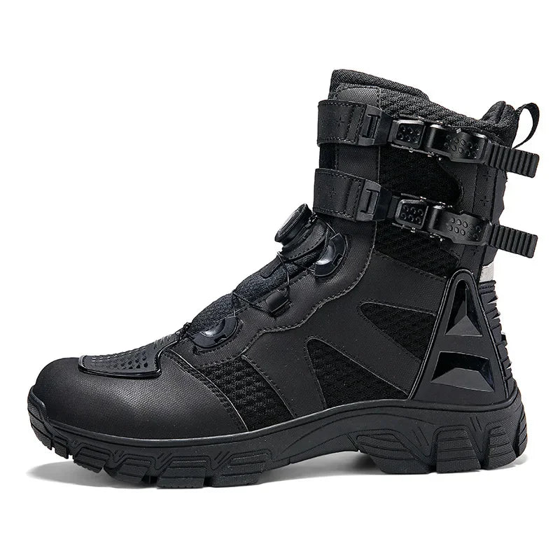 Summer Breathable Anti-fall Durable Off-road Motorcycle Riding Boots Knight Shoes Dirtbiker Cycling Anti-fall Botas