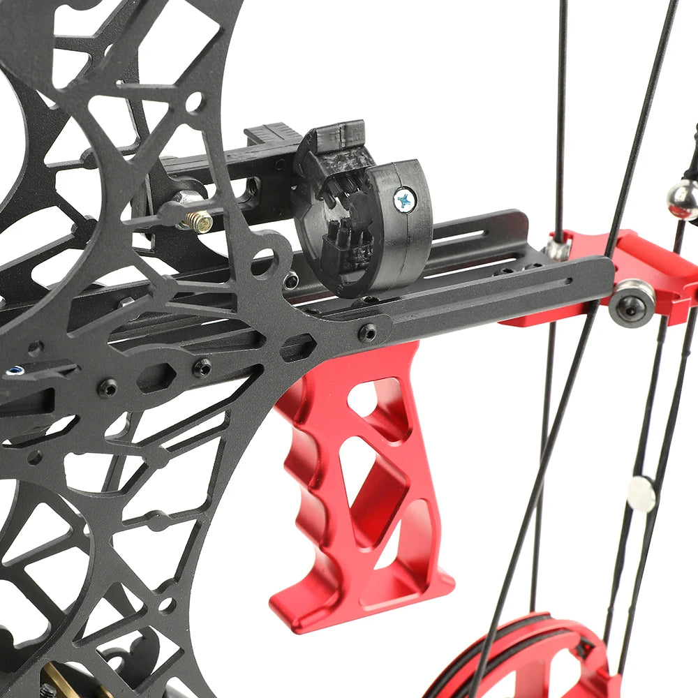 35 Lbs Compound Bow Dual Purpose 6061 Aluminium Wheels Grip Let Off 80% Shooting Arrows Steel Archery Hunting Target Bow