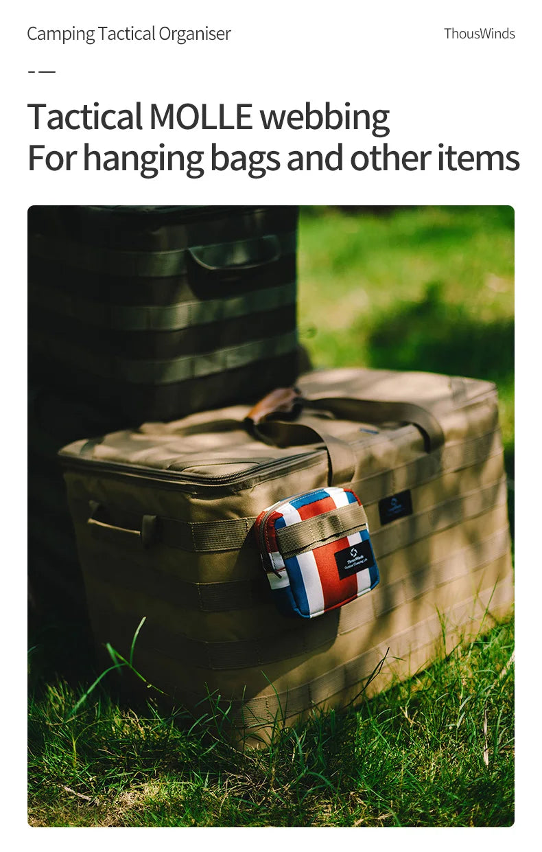 Thous Winds Outdoor Camping Storage Bag Meal Bag Large Storage Lamp Cookware Tableware Bag Picnic Travel Camp Bag Supplies